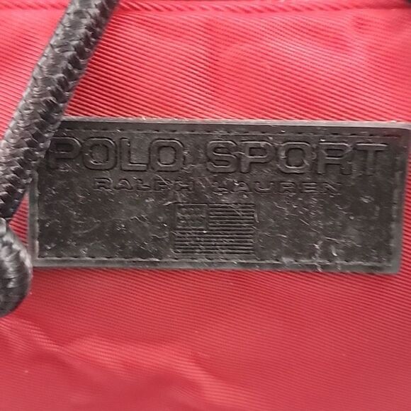 Polo sport Ralph Lauren VTG mini backpack red nylon 90s retro main image 9